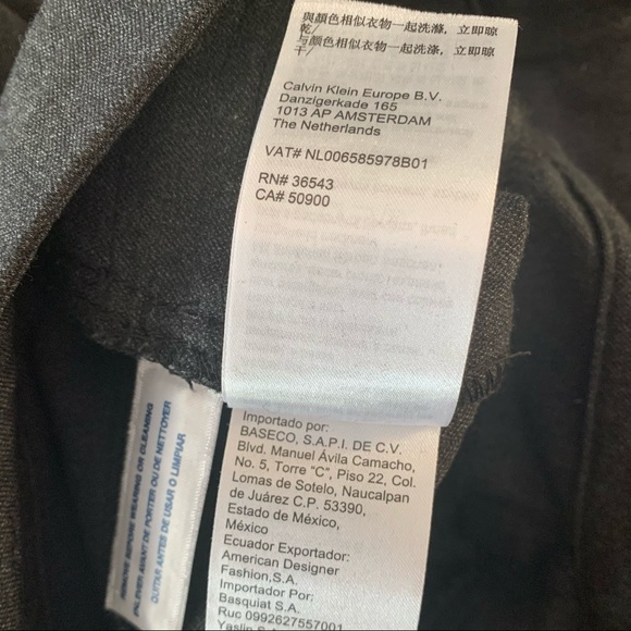 Calvin Klein Size O Super Skinny Ankle Zipper Jeans. - Picture 9 of 10